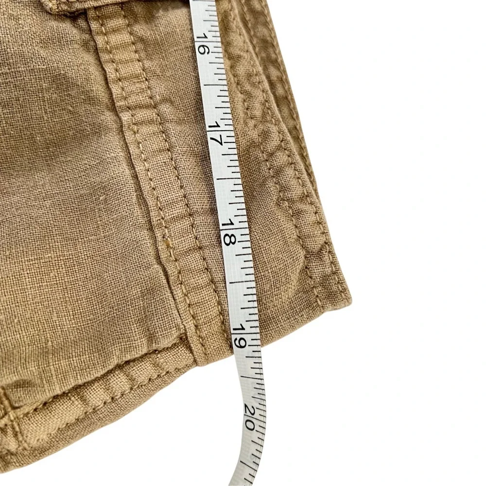 Vilebrequin Men's XXL 100% Linen Pants Camel 38x28 Altered Luxury Lightweight